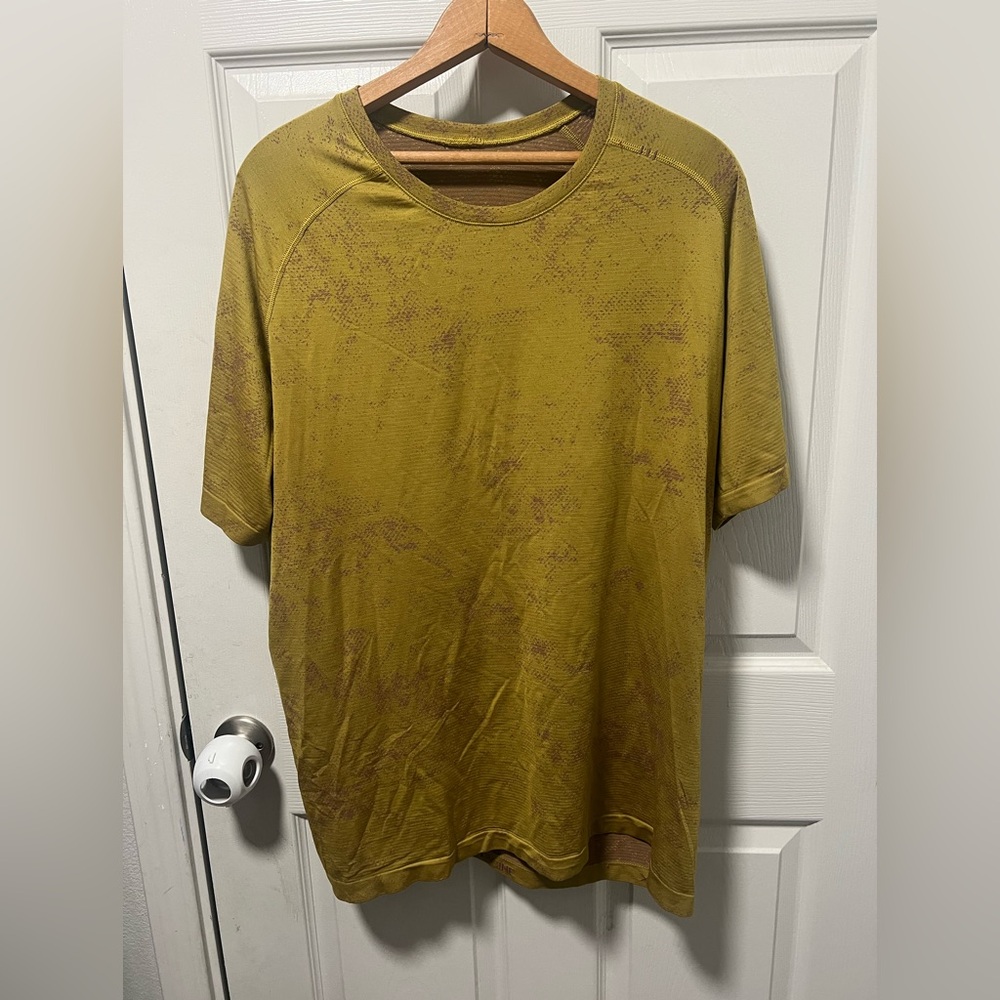 Lululemon Metal Vent Tech Short Sleeve 2.0 Men's XL Plum Gold